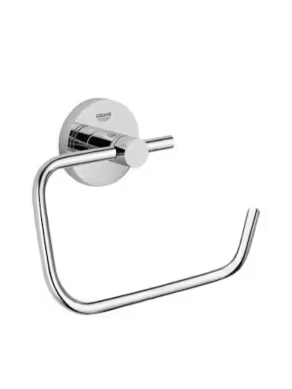Essentials Single Post Toilet Paper Holder without Cover in StarLight Chrome